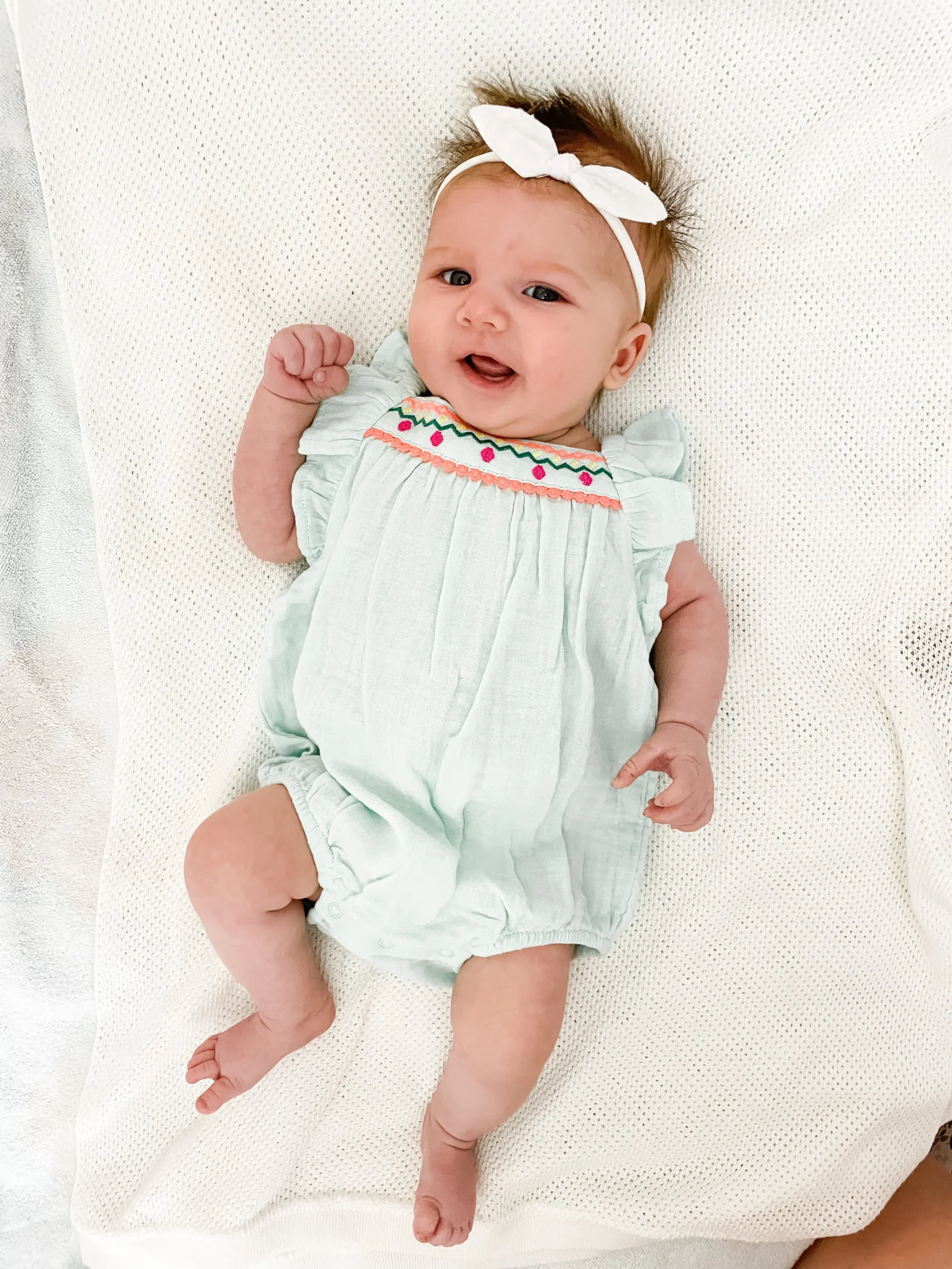 cute baby laying down