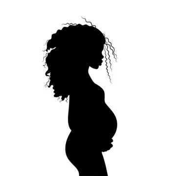 pregnant silhouette